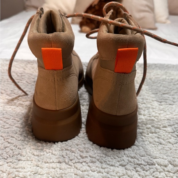 Koolaburra Tan Lace Up Boots - Picture 3 of 5